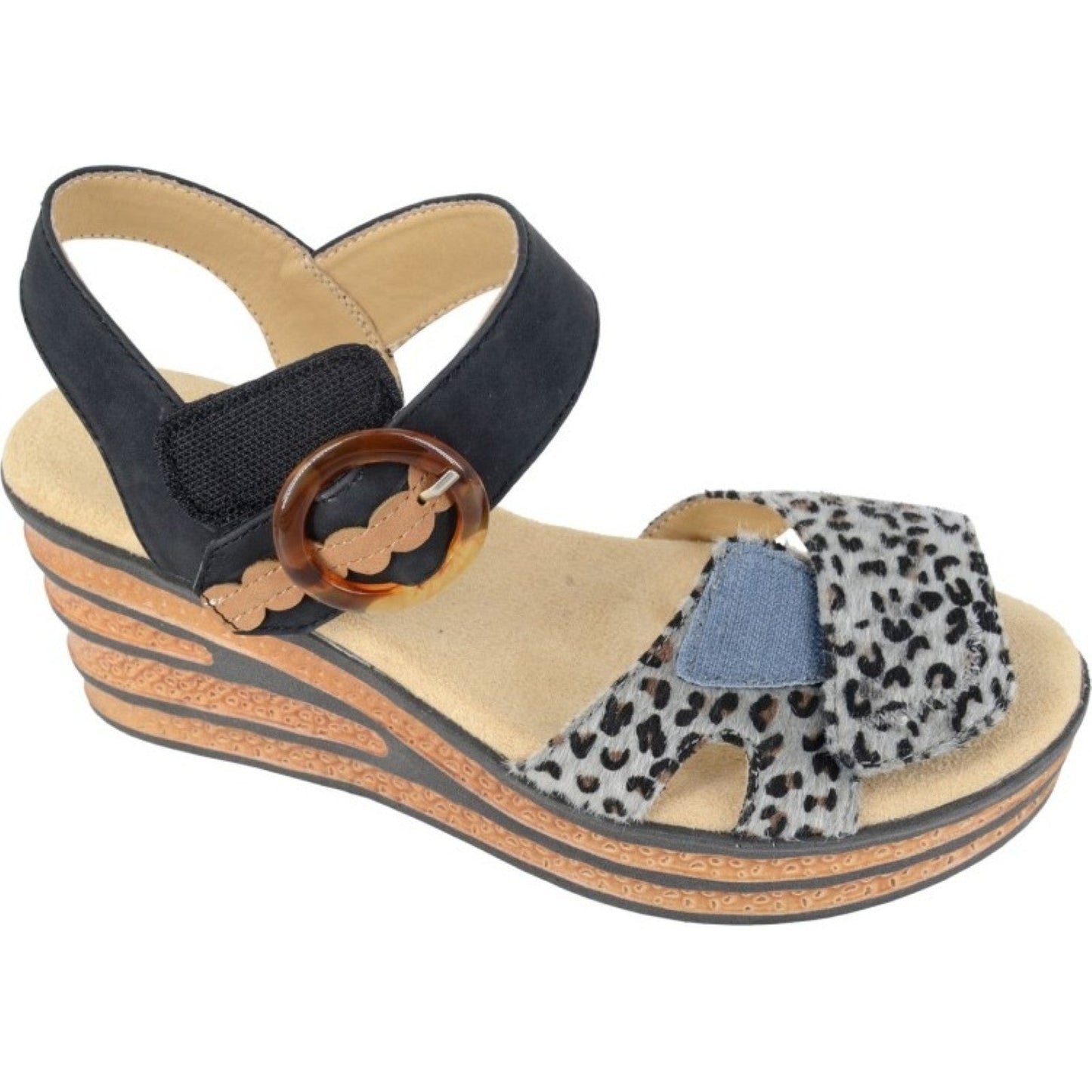 Cipriata Womens Danta Wedge Sandals