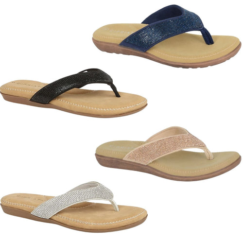 Cipriata Womens Alcee Padded Flip Flops