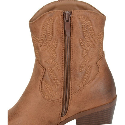 Cipriata Womens Bertilla Cowgirl Ankle Boots