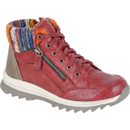 Cipriata Womens Erte 6 Eyelet Zip Boots