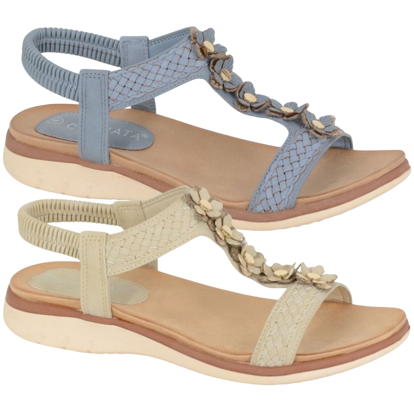 Cipriata Womens Liana Sling Back Slides