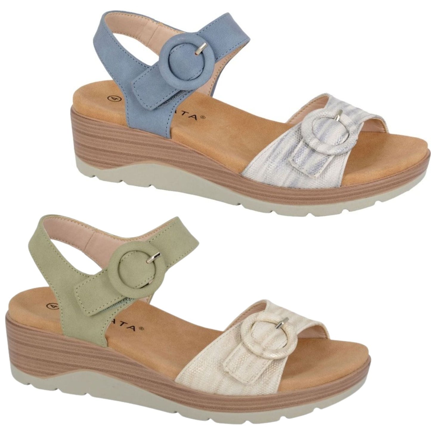 Cipriata Womens Fera Halter Back Wedge Sandals