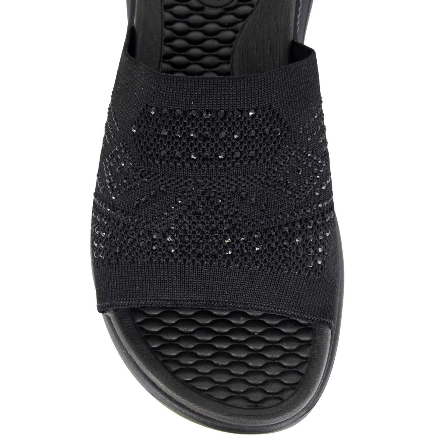 Cipriata Womens Eliana Diamante Slides