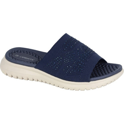 Cipriata Womens Eliana Diamante Slides