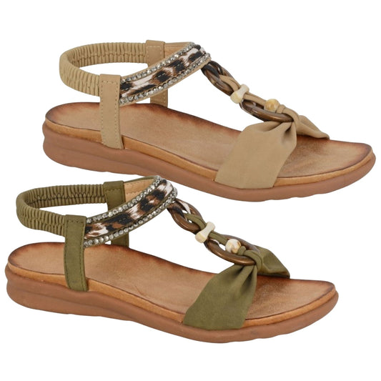Cipriata Womens Giovina Sling Back Slides