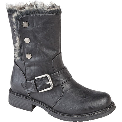 Cipriata Womens Andreana Biker Style Ankle Boots