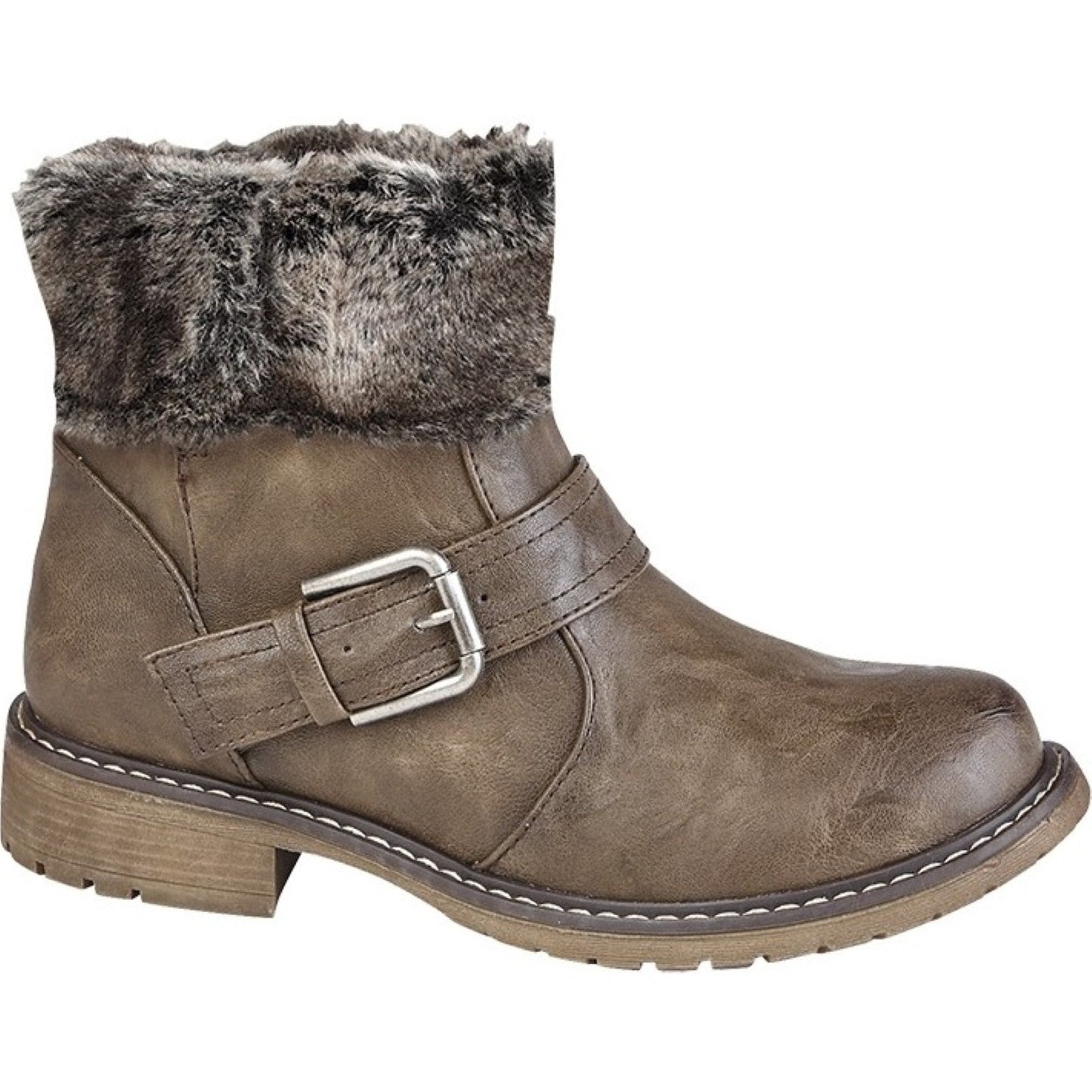 Cipriata Womens Andreana Biker Style Ankle Boots