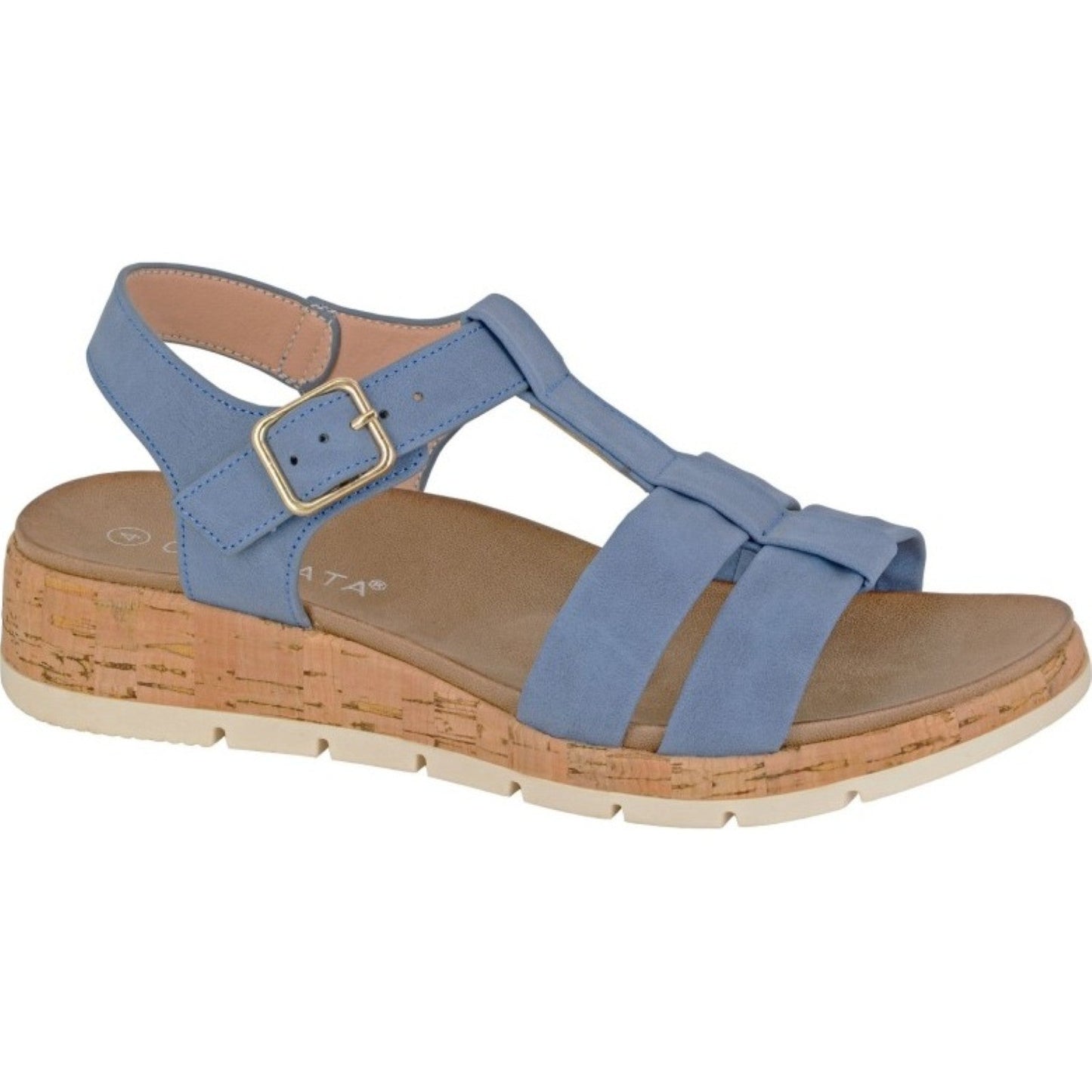 Cipriata Womens Fadia Low Wedge Slides