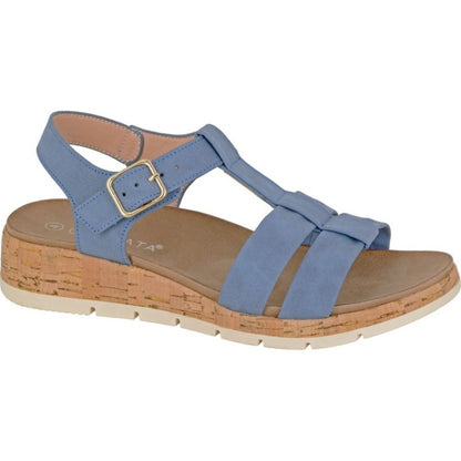 Cipriata Womens Fadia Low Wedge Slides