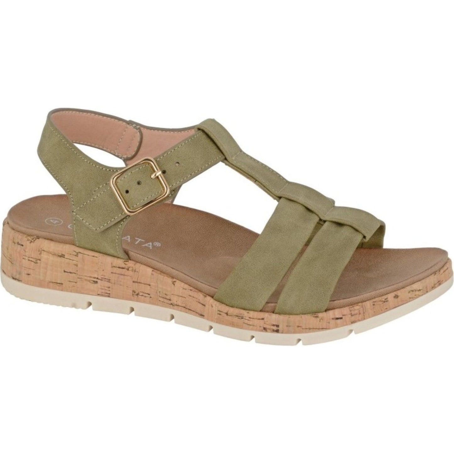 Cipriata Womens Fadia Low Wedge Slides