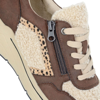 Cipriata Womens Fellina Lace & Zip Trainers