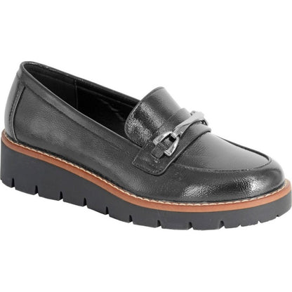 Cipriata Womens Miranda Saddle Trim Loafers