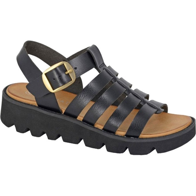 Cipriata Womens Azia T-Bar Wedge Sandals