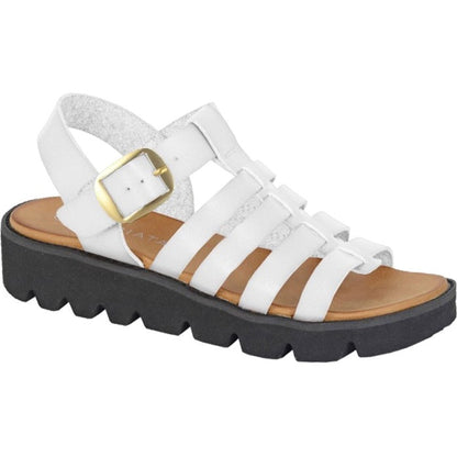 Cipriata Womens Azia T-Bar Wedge Sandals