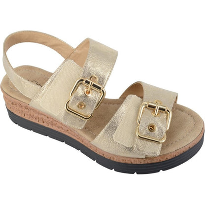 Cipriata Womens Milia Twin Buckle Sandals