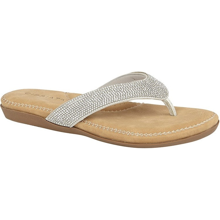 Cipriata Womens Alcee Padded Flip Flops