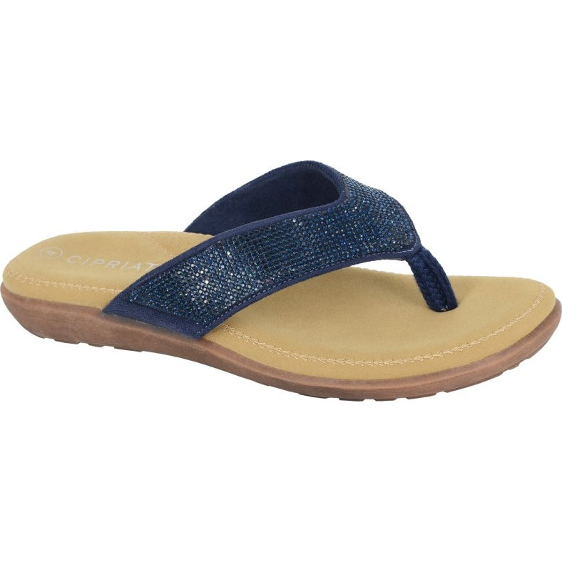 Cipriata Womens Alcee Padded Flip Flops