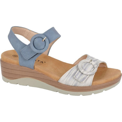 Cipriata Womens Fera Halter Back Wedge Sandals