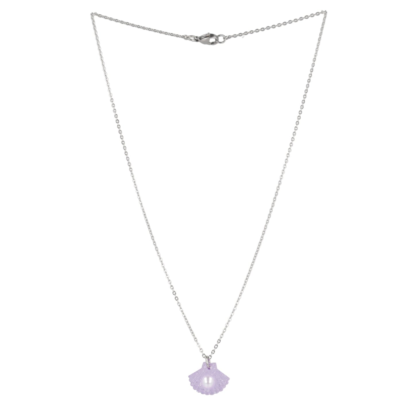 What The Shelly Necklace - Purple