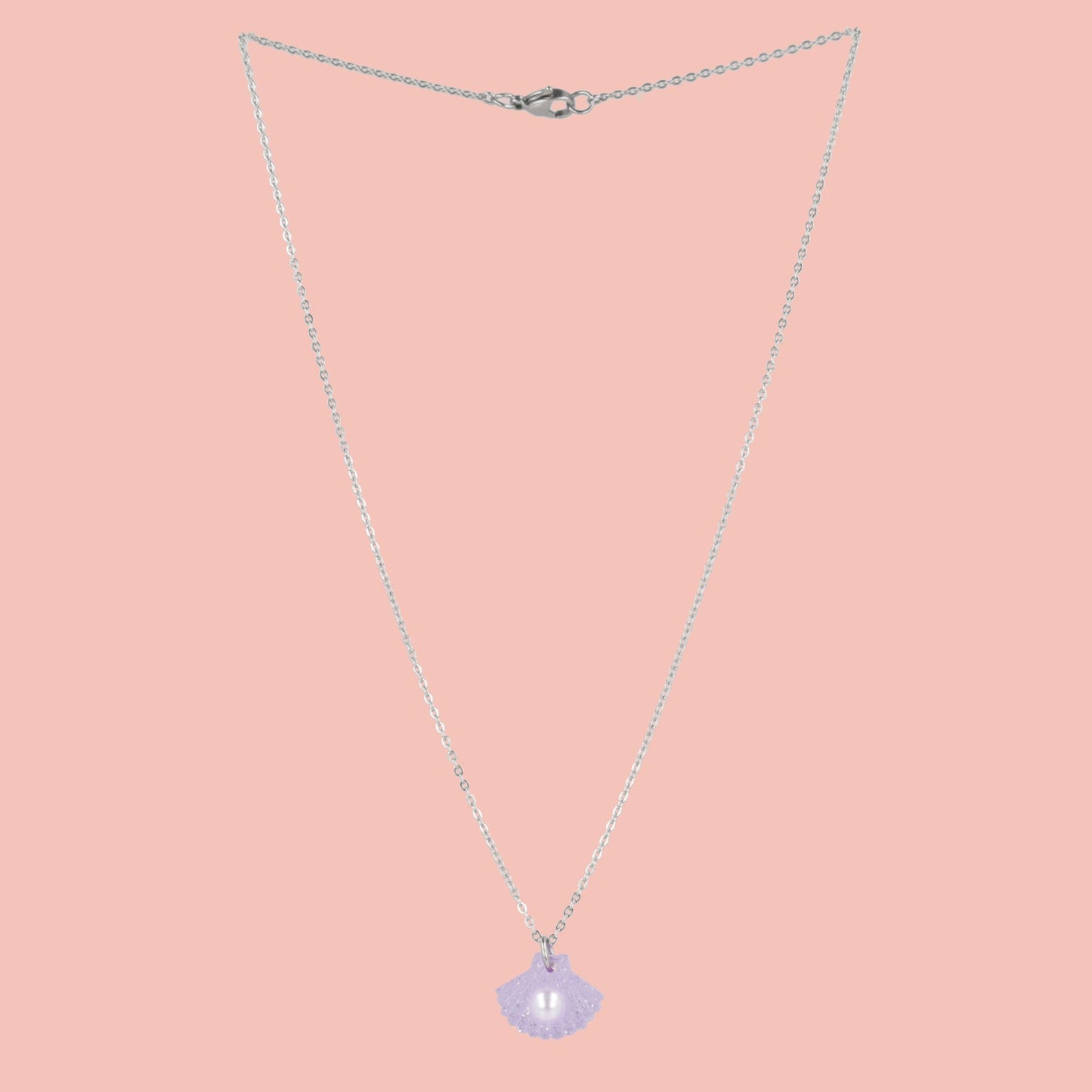 What The Shelly Necklace - Purple