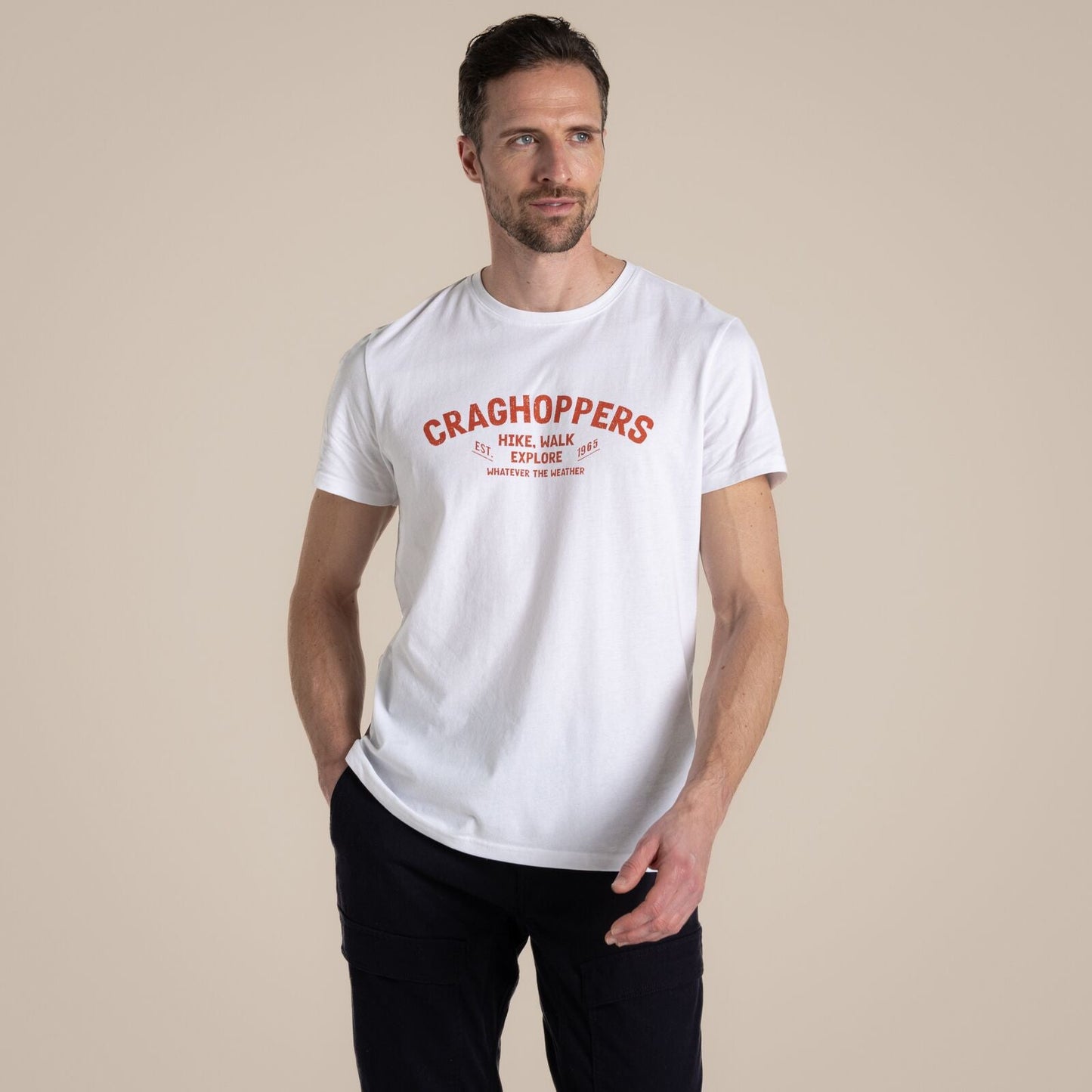 Craghoppers Mens Lucent Organic  Short Sleeve T-Shirt