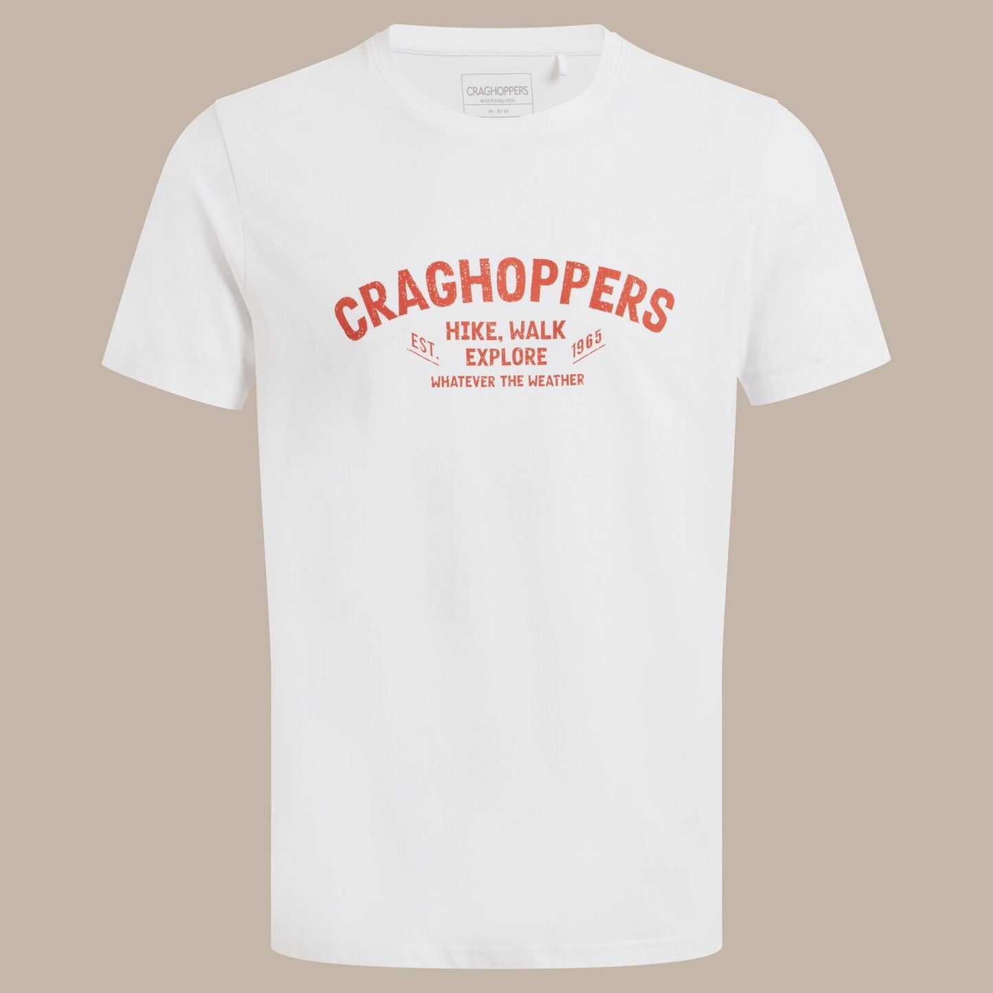 Craghoppers Mens Lucent Organic  Short Sleeve T-Shirt