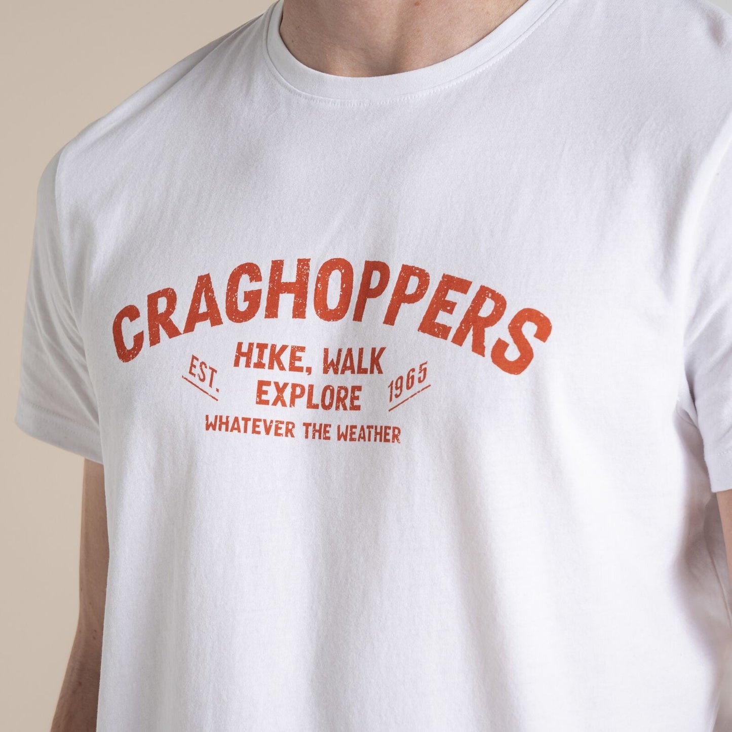 Craghoppers Mens Lucent Organic  Short Sleeve T-Shirt