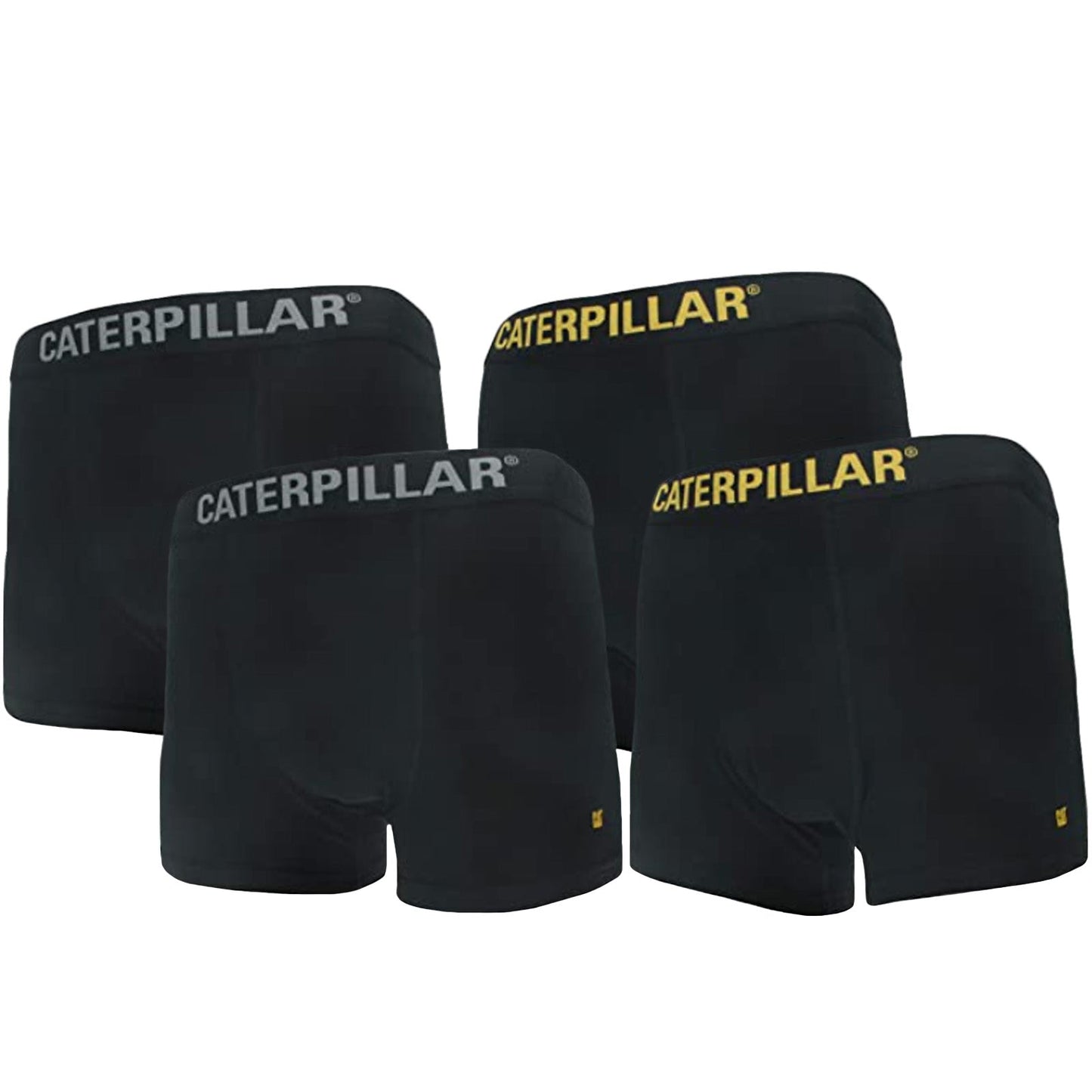 CAT Caterpillar Mens Logo Boxer Shorts - Black
