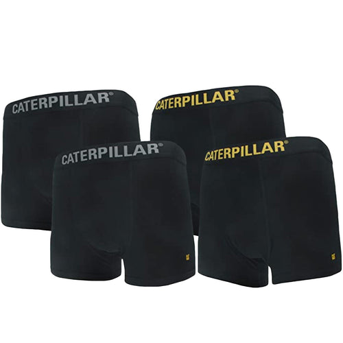 CAT Caterpillar Mens Logo Boxer Shorts - Black