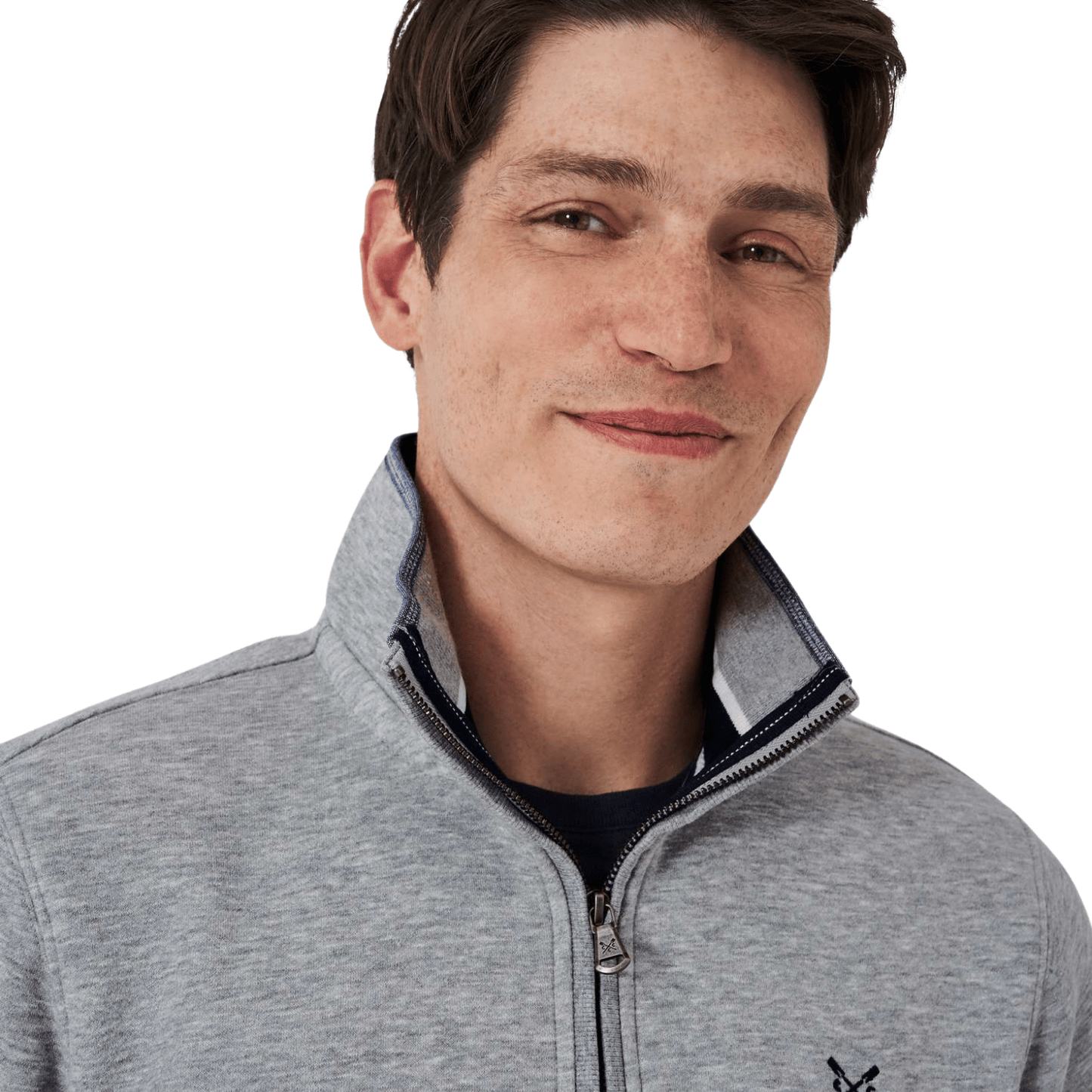 Crew Clothing Mens Classic Half Zip Sweatshirt