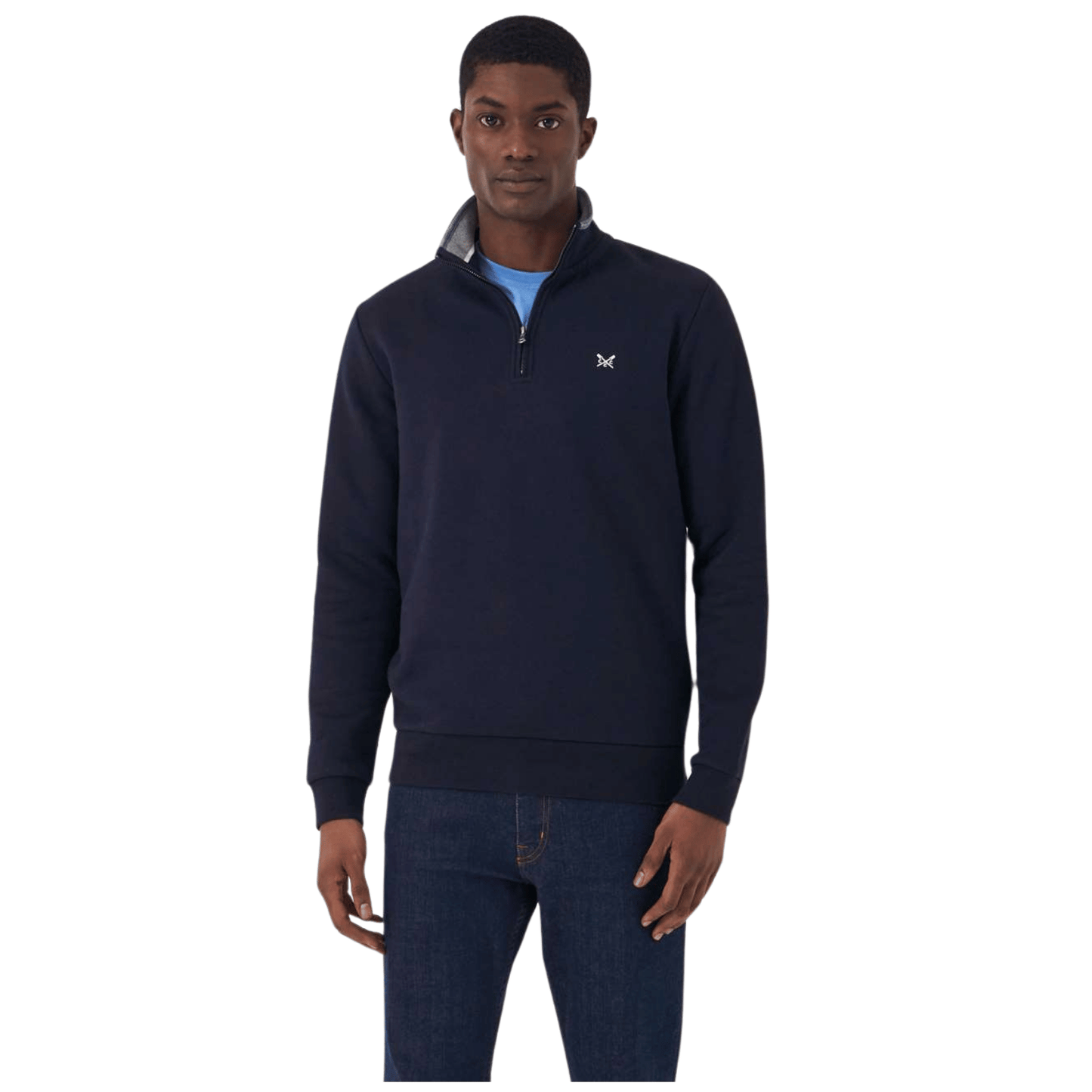 Crew Clothing Mens Classic Half Zip Sweatshirt