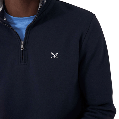 Crew Clothing Mens Classic Half Zip Sweatshirt