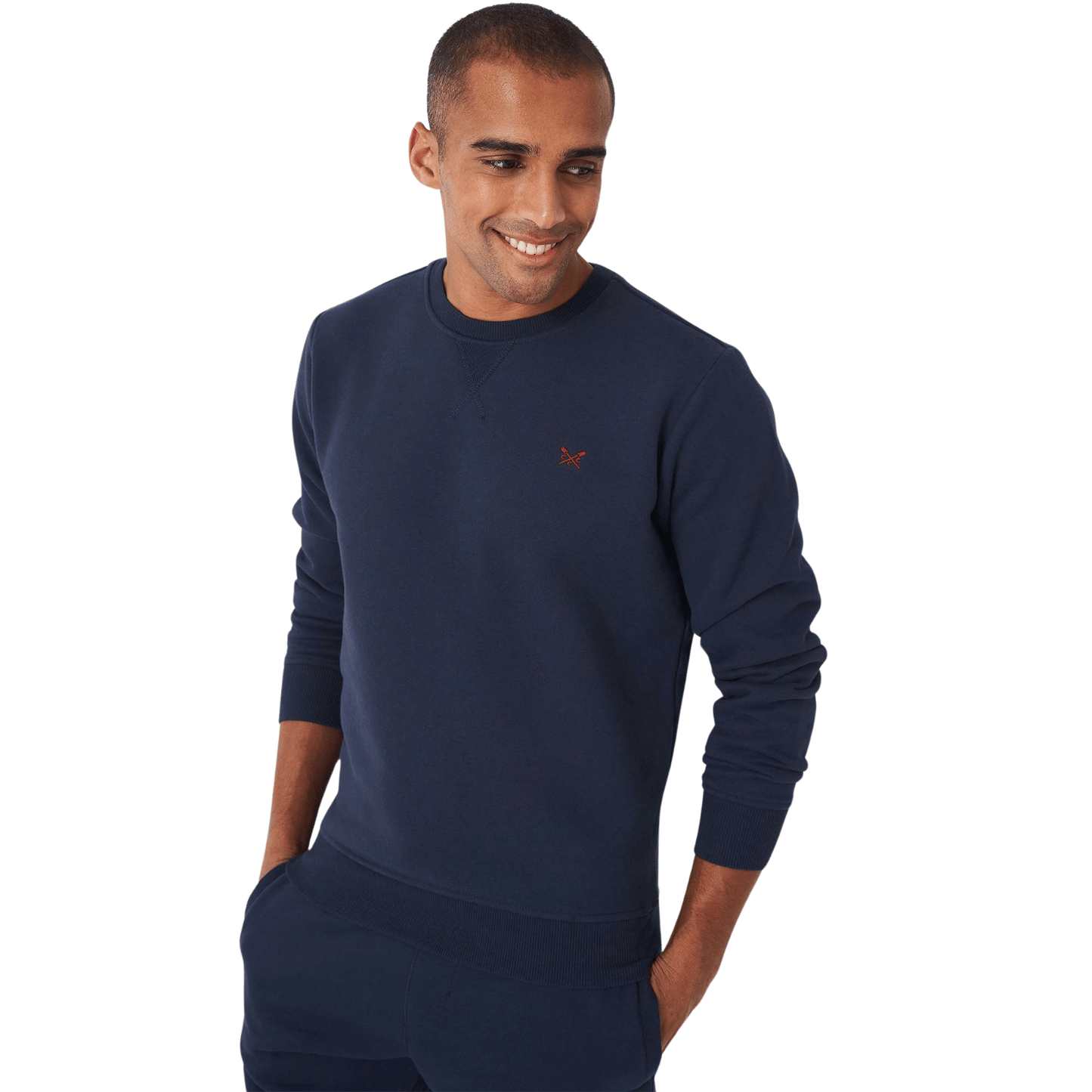 Crew Clothing Mens Crossed Oars Crew Neck Sweatshirt