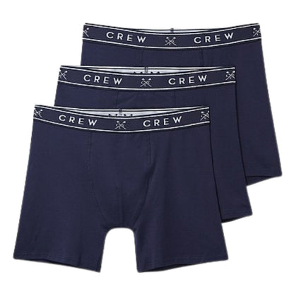 Crew Clothing Mens 3 Pack Jersey Boxer Shorts