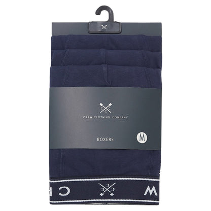 Crew Clothing Mens 3 Pack Jersey Boxer Shorts