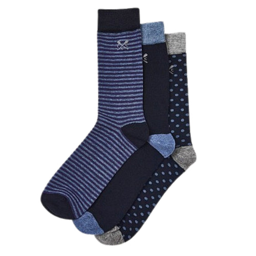 Crew Clothing Mens 3 Pack Bamboo
