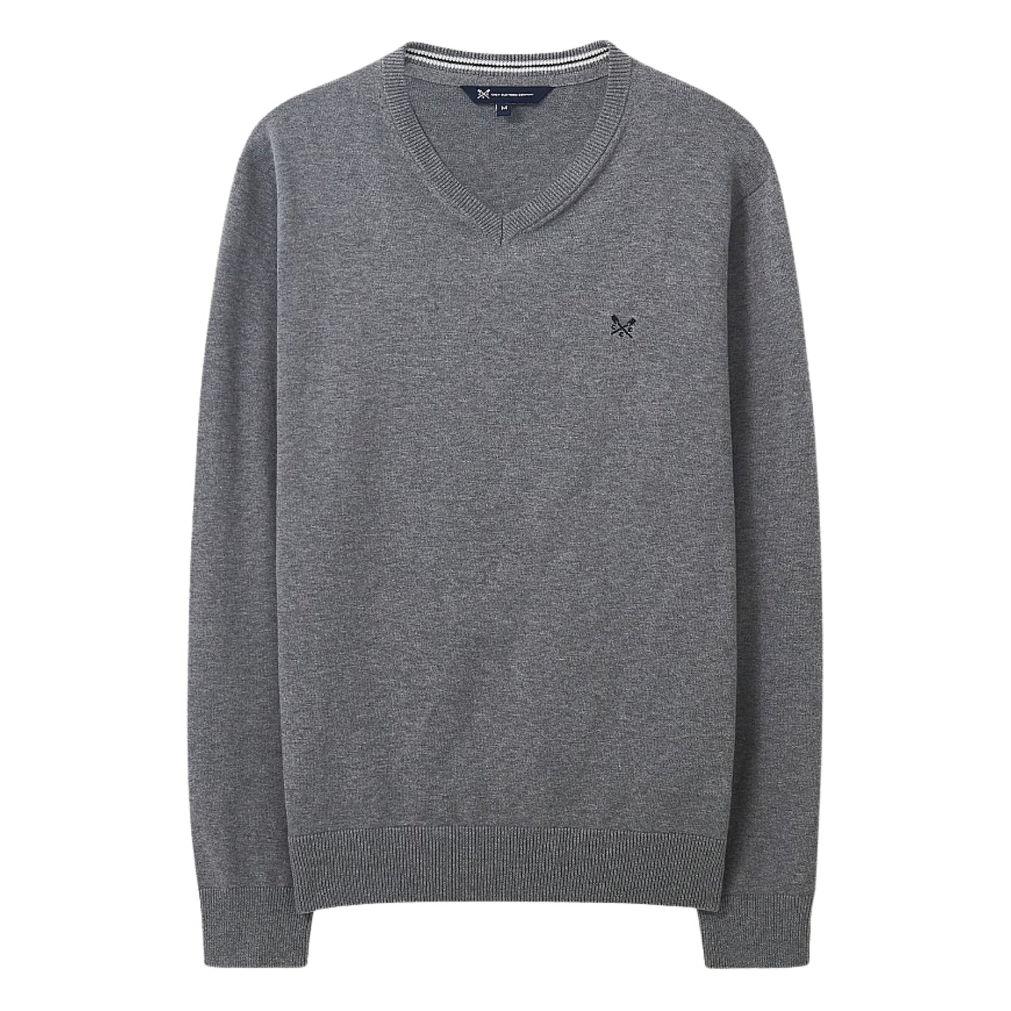 Crew Clothing Mens Organic Cotton V Neck Sweatshirt
