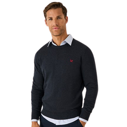 Crew Clothing Mens Organic Cotton Crew Neck Knitwear Jumper