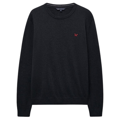 Crew Clothing Mens Organic Cotton Crew Neck Knitwear Jumper
