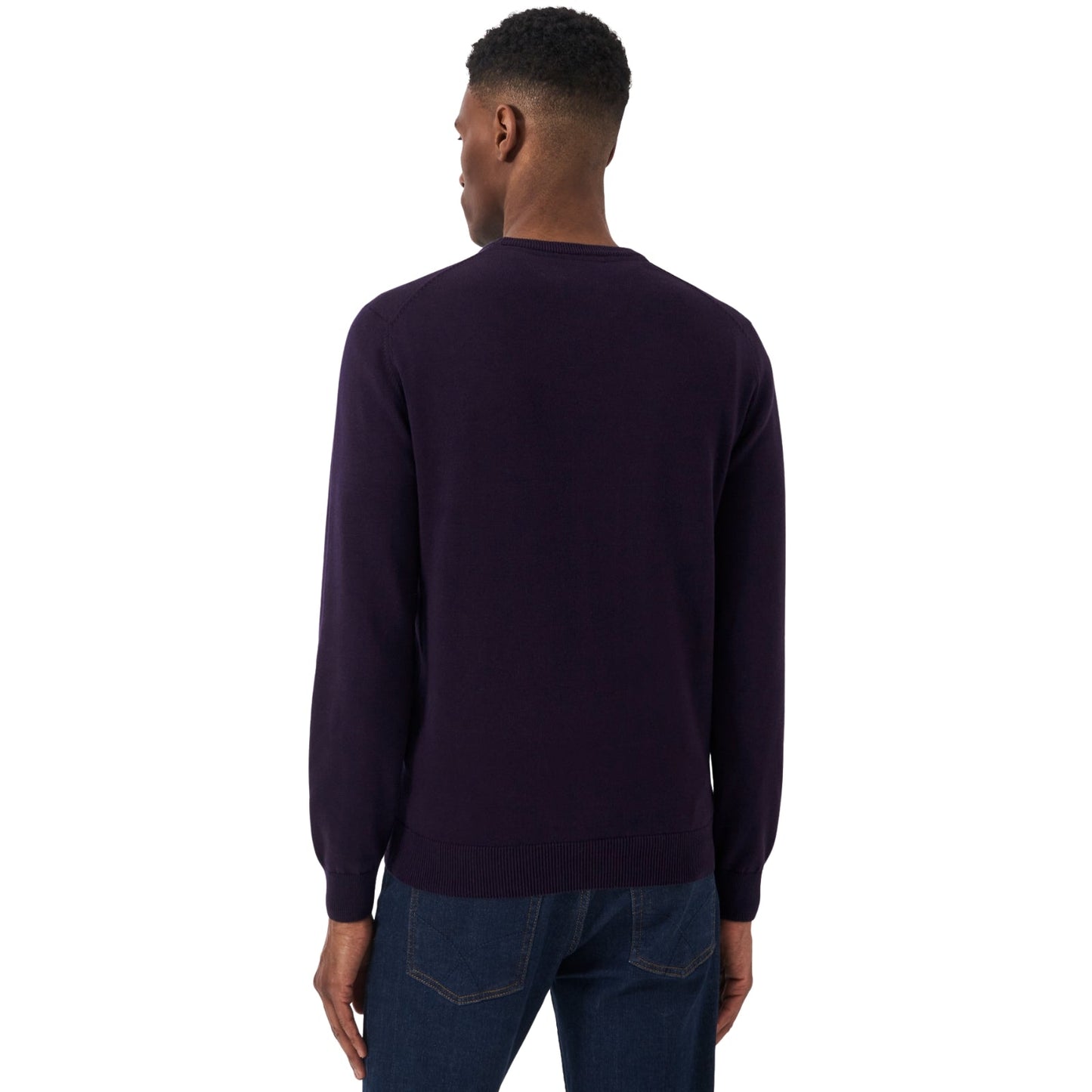 Crew Clothing Mens Organic Cotton Crew Neck Knitwear Jumper