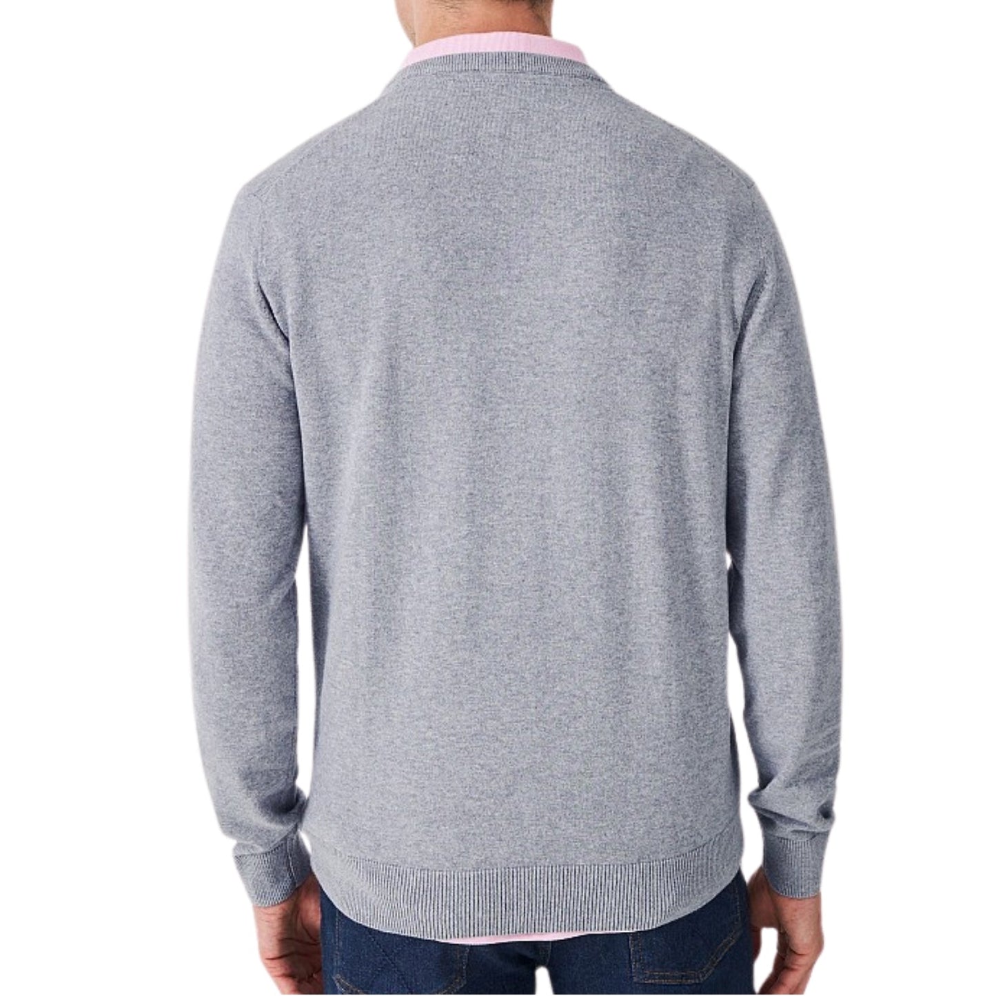 Crew Clothing Mens Organic Cotton Crew Neck Knitwear Jumper