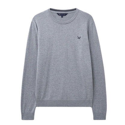 Crew Clothing Mens Organic Cotton Crew Neck Knitwear Jumper
