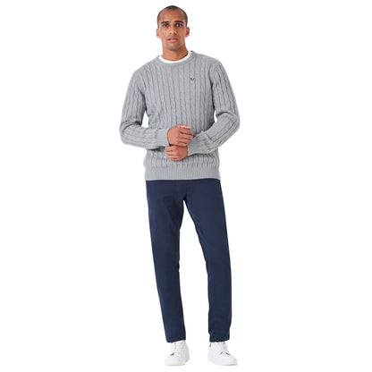 Crew Clothing Mens Oarsman Organic Cable Crew Knitwear Jumper