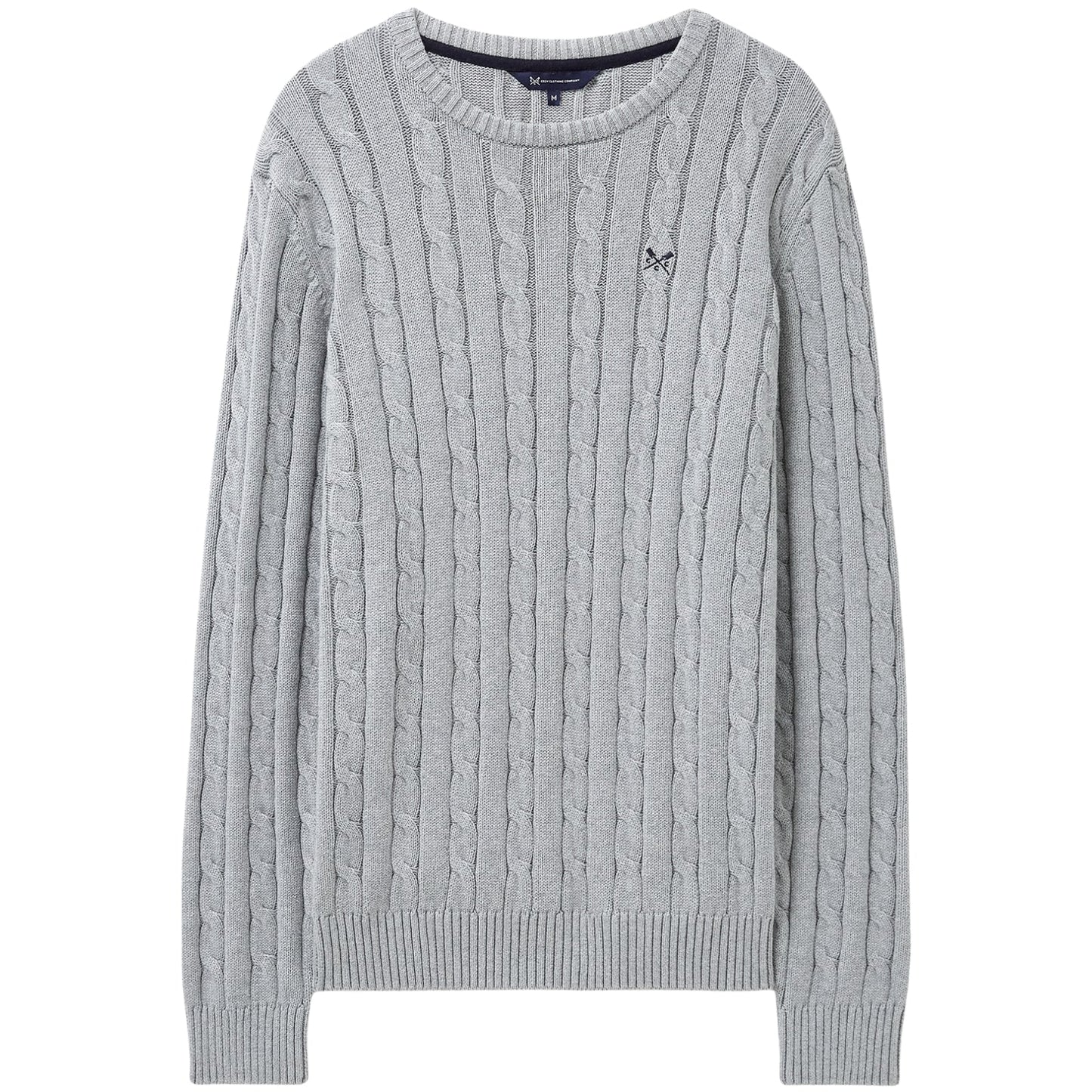 Crew Clothing Mens Oarsman Organic Cable Crew Knitwear Jumper
