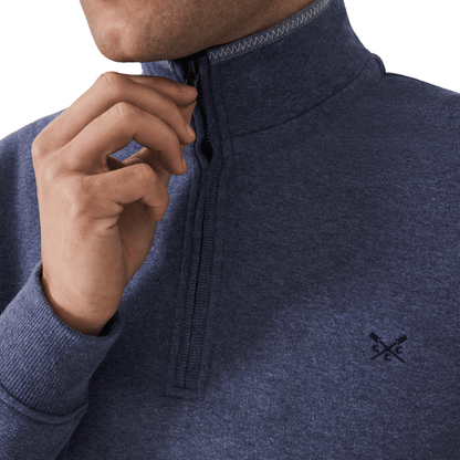 Crew Clothing Mens Classic Half Zip Sweatshirt