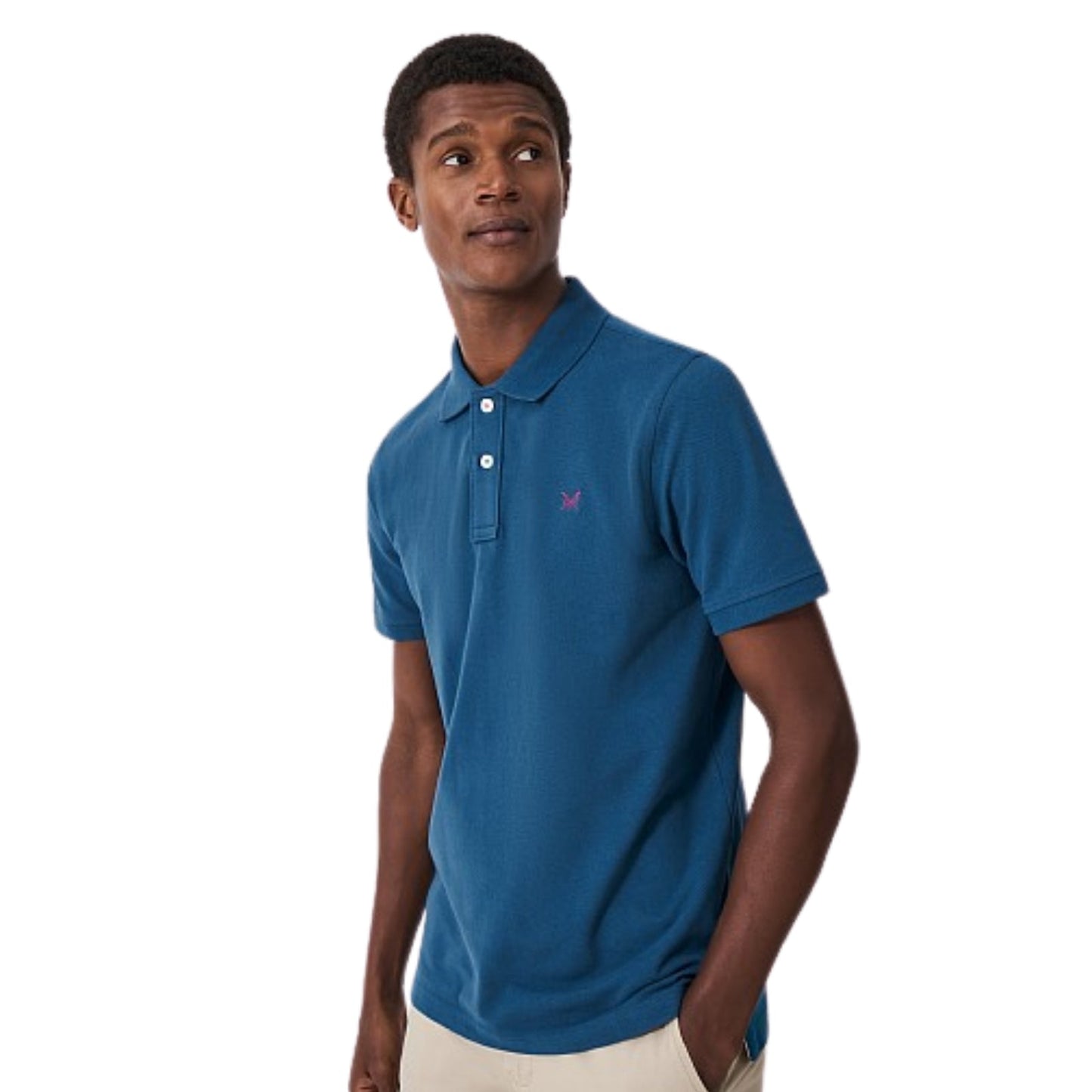 Crew Clothing Mens Classic Pique  Short Sleeve Polo Shirt
