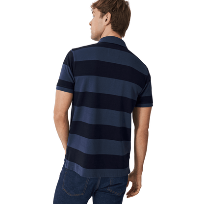 Crew Clothing Mens Heritage Stripe Short Sleeve Polo Shirt