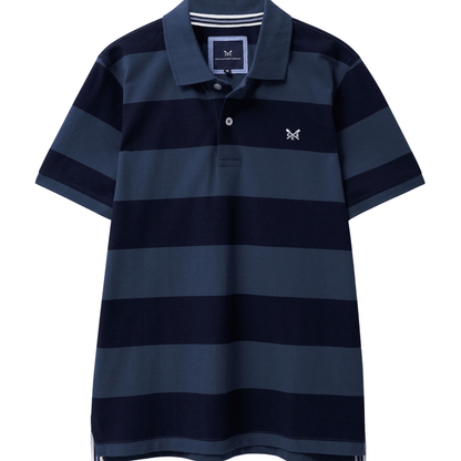 Crew Clothing Mens Heritage Stripe Short Sleeve Polo Shirt