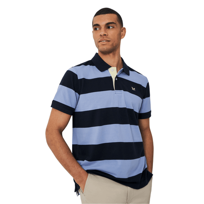Crew Clothing Mens Heritage Stripe Short Sleeve Polo Shirt