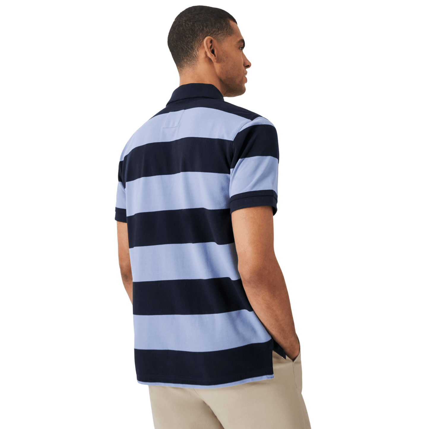 Crew Clothing Mens Heritage Stripe Short Sleeve Polo Shirt